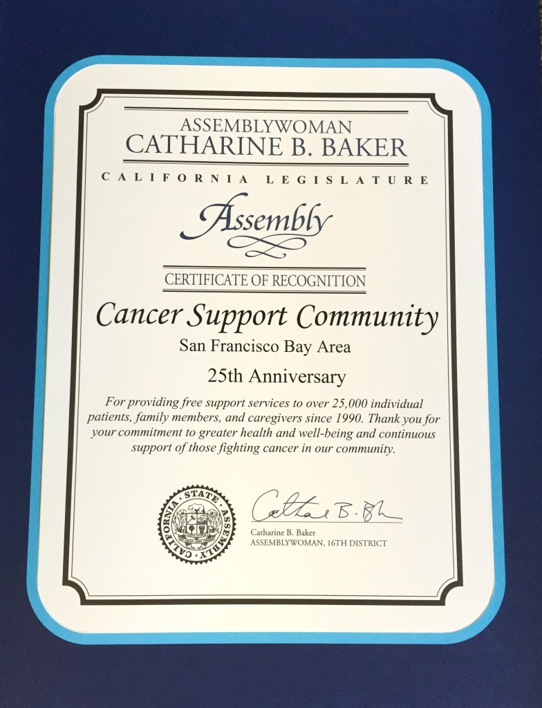 Assemblywoman Catharine Baker - Certificate of Recognition